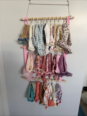 Baby girl Hanging hair band and & Accessory Organizer